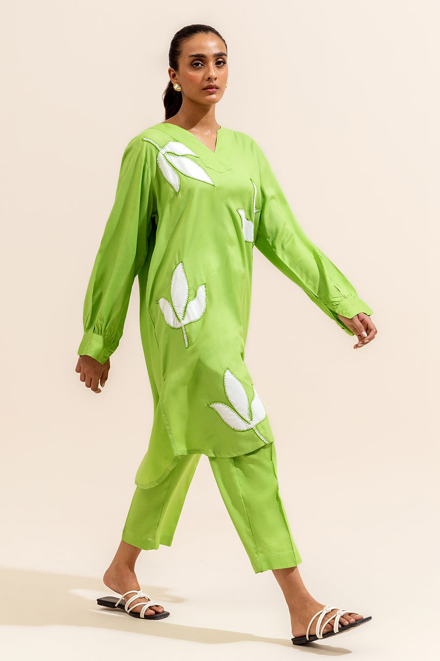 2 PIECE EMBROIDERED SUIT