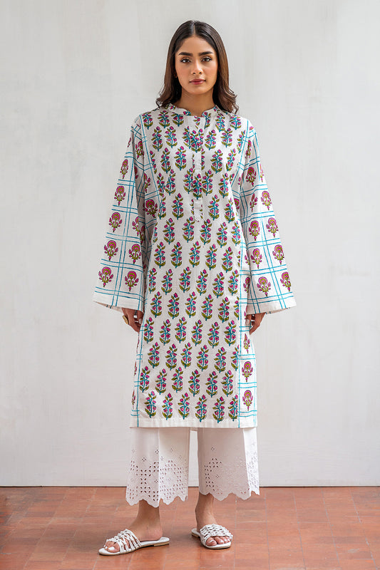 2 PIECE BLOCK PRINTED SUIT