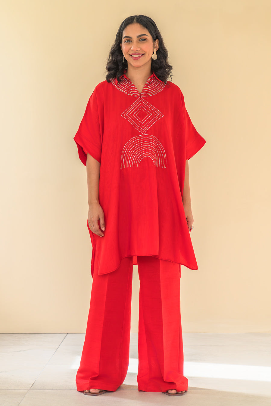 2 PIECE EMBROIDERED SUIT