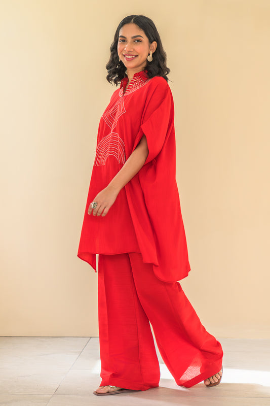 2 PIECE EMBROIDERED SUIT