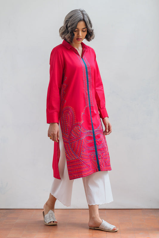 EMBROIDERED SHIRT