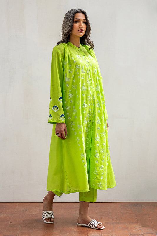 2 PIECE EMBROIDERED SUIT