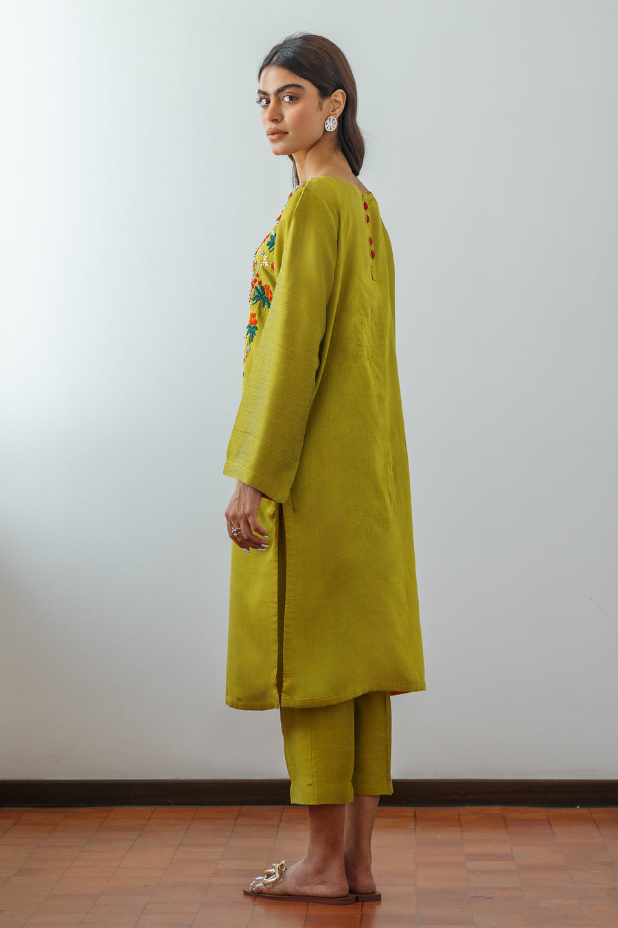 2 PIECE HAND EMBROIDERED SUIT