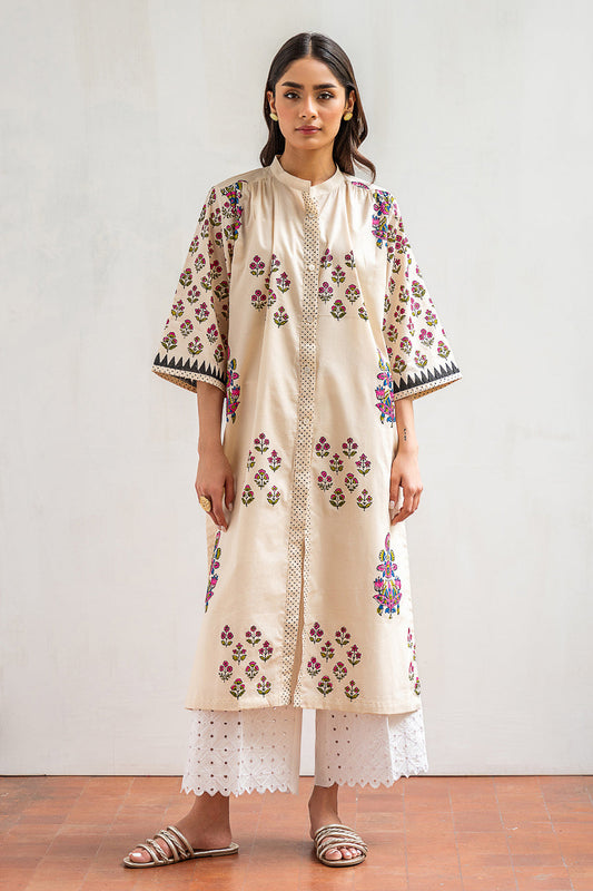 1 PIECE BLOCK PRINTED SHIRT