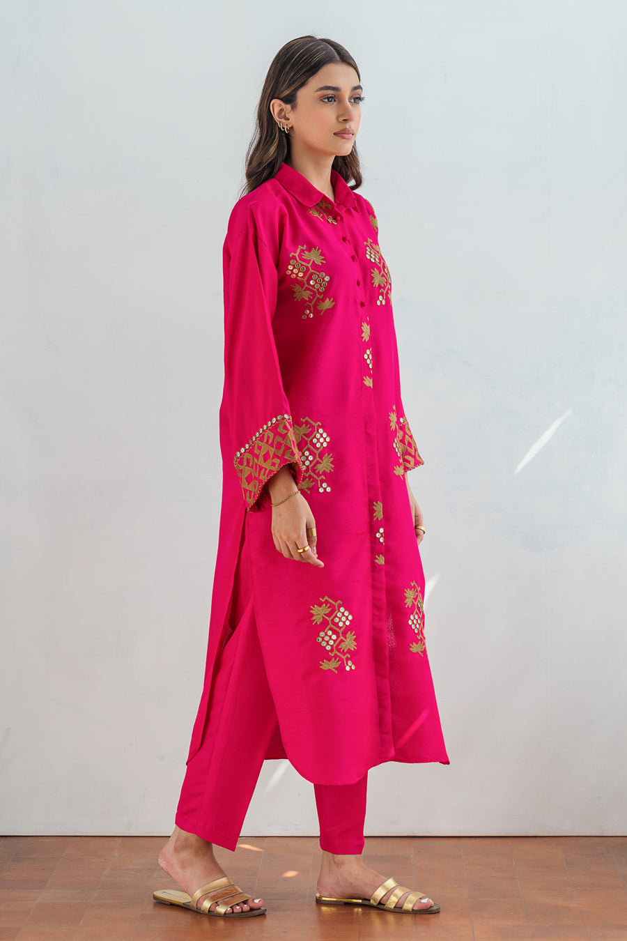 2 PIECE EMBROIDERED SUIT - LUXURY PRET