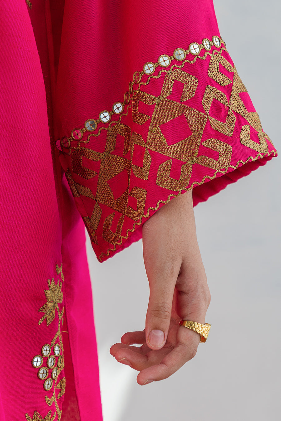 2 PIECE EMBROIDERED SUIT - LUXURY PRET