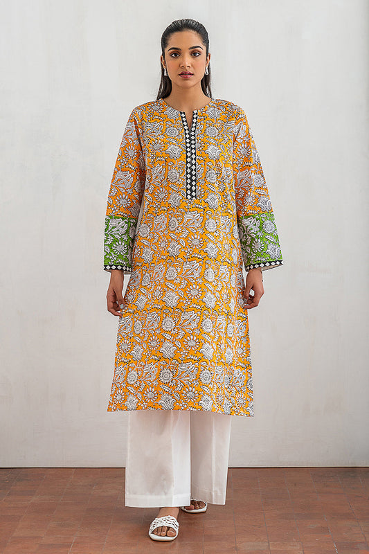 1 PIECE BLOCK PRINTED SHIRT