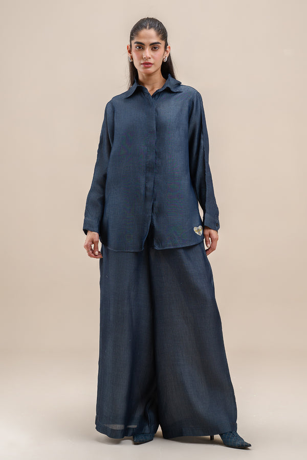 Guddi Janab Denim Cord | 2 Piece