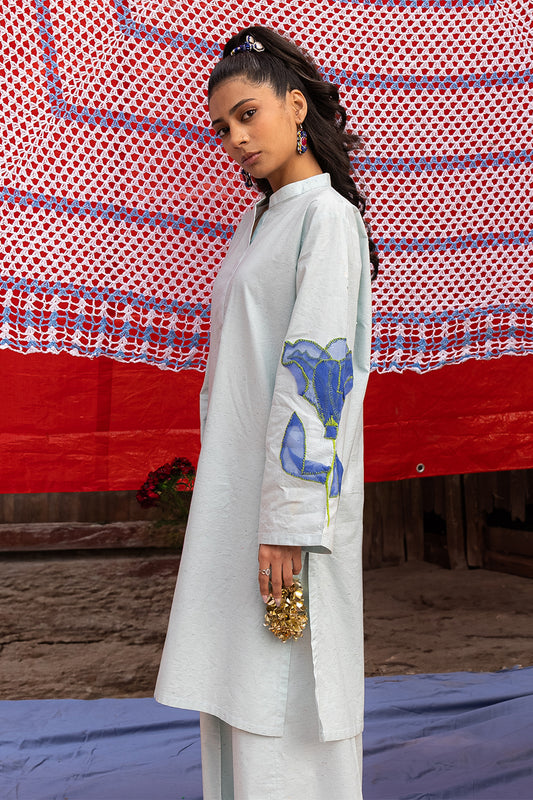 2 PIECE EMBROIDERED SUIT
