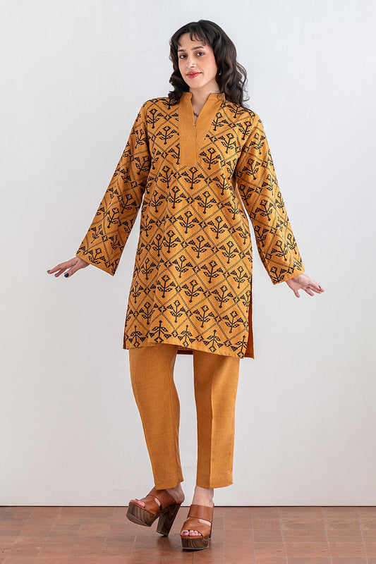 2 PIECE EMBROIDERED SUIT